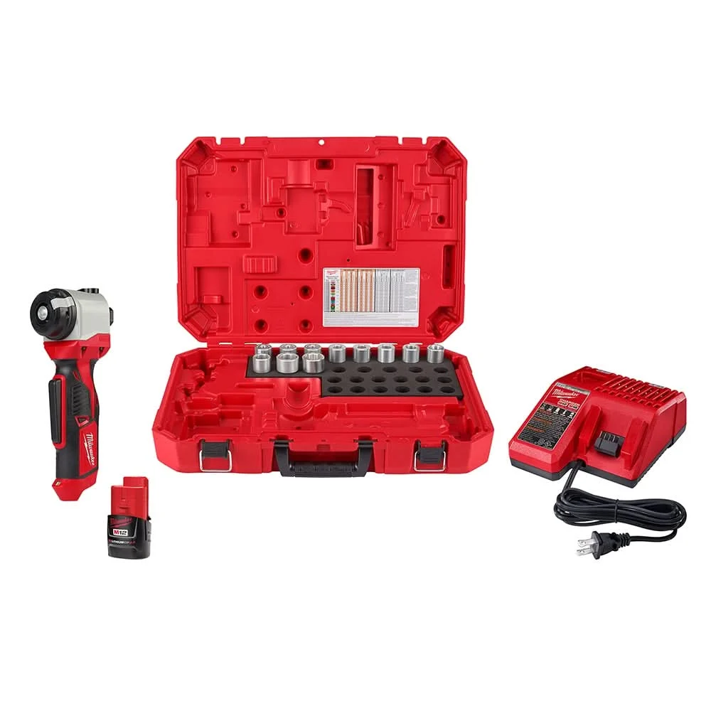 Milwaukee 2435AL-21 M12 Cable Stripper 2.0Ah Kit for Aluminum THHN / XHHW
