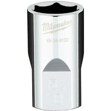 Milwaukee 45-34-9102 1/2" Drive SAE 5/8" 6-Point Socket with FOUR FLAT Sides