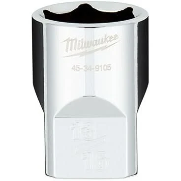 Milwaukee 45-34-9105 1/2" Drive 13/16" SAE 6-Point Socket with FOUR FLAT Sides