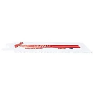 Milwaukee 48-01-6093 8" 8/12 TPI SAWZALL Recip Blades (50 Pk)