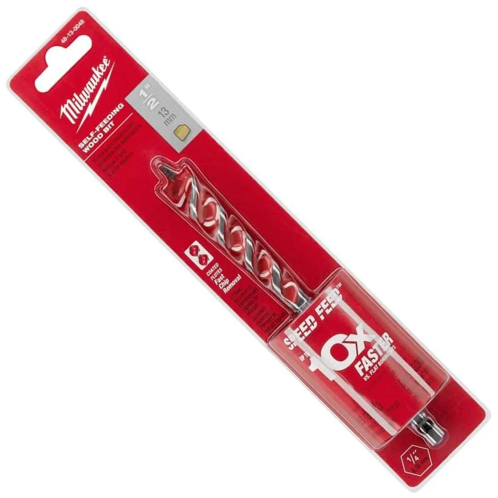 Milwaukee 48-13-0048 1/2" x 6" Speed Feed Wood Bit