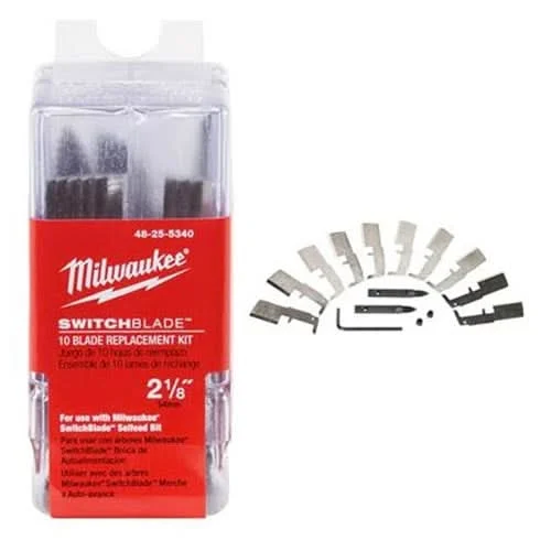 Milwaukee 48-25-5335 Switchblade 10 Blade Replacement Kit - 2-Inch
