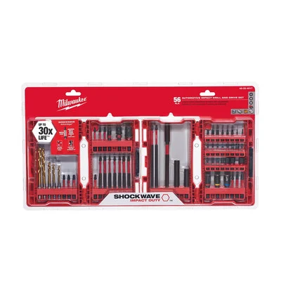 Milwaukee 48-32-4017 56-Piece Shockwave Impact Duty Drill and Drive Set