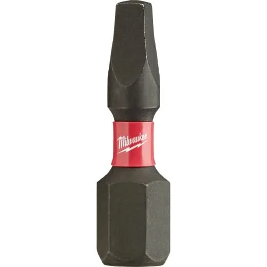 Milwaukee 48-32-4122 SHOCKWAVE Impact Square Recess #2 Insert Bits, 25-Pack