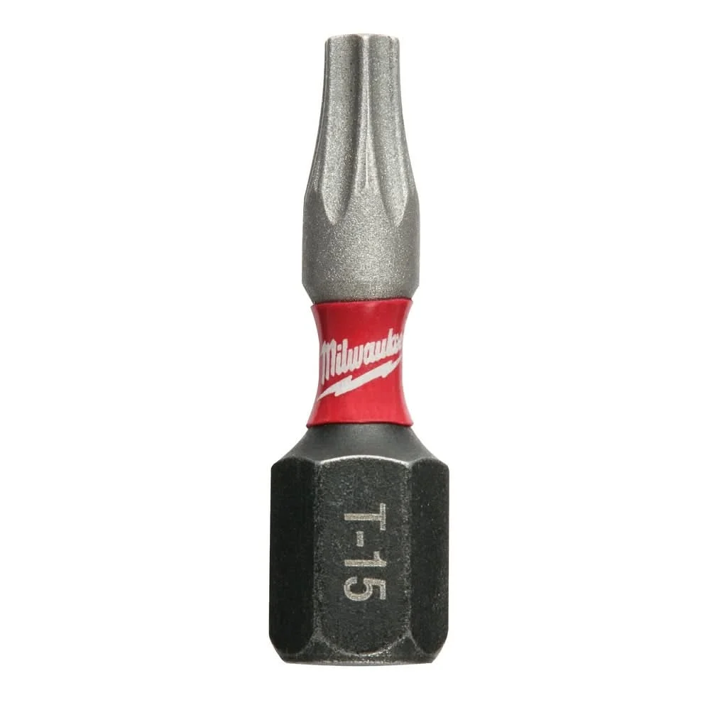Milwaukee 48-32-4134 SHOCKWAVE Impact Torx T15 Insert Bits, 25-Pack