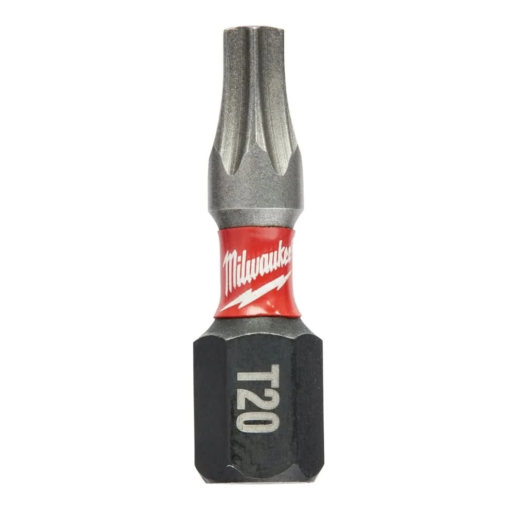 Milwaukee 48-32-4135 SHOCKWAVE Impact Torx T20 Insert Bits, 25-Pack