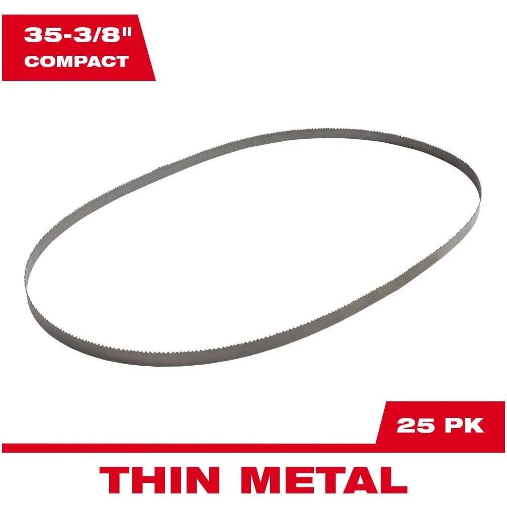 Milwaukee 48-39-0536 24 TPI Bandsaw Blades Compact, 25-Pack