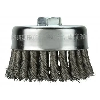 Milwaukee 48-52-1350 4" Knot Wire Cup Brush - Carbon Steel