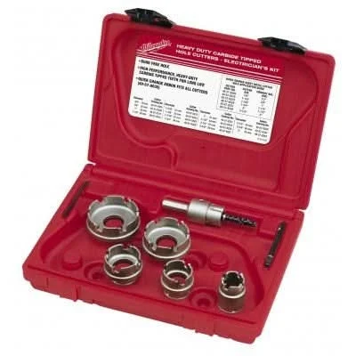 Milwaukee 49-22-8310 7-PieceElectrician's Sheet Metal Carbide Cutter Kit