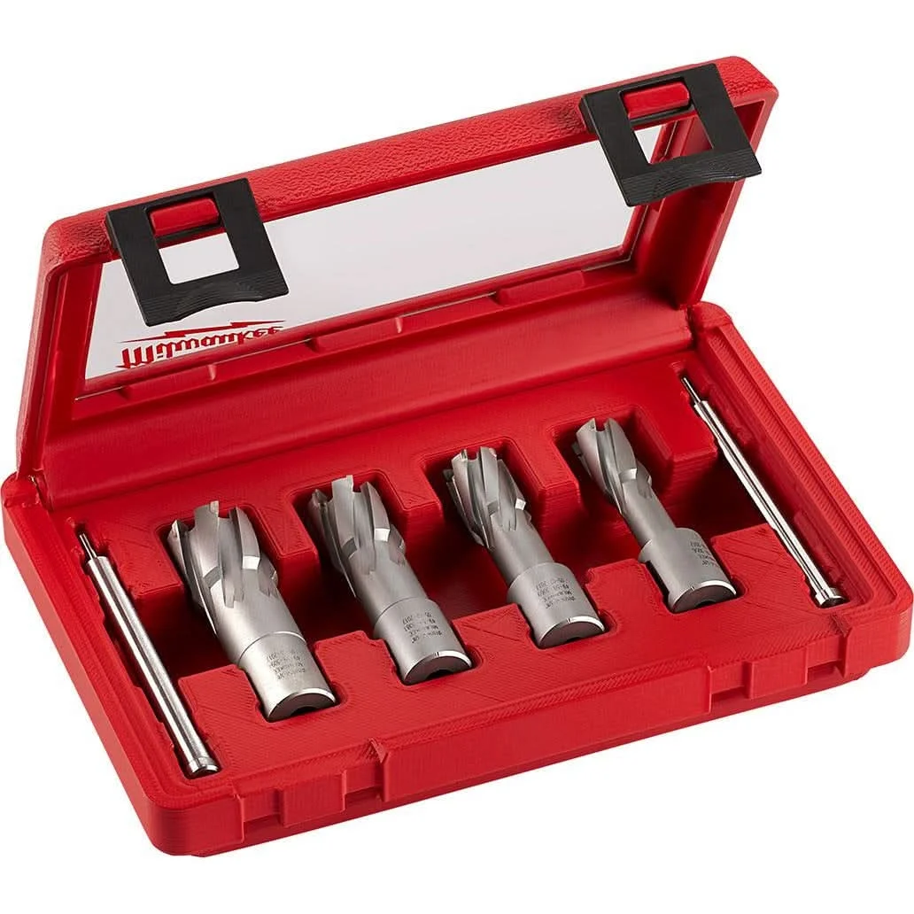 Milwaukee 49-22-8430 4-Piece1-3/8-Inch TCT Annular Cutter Kit
