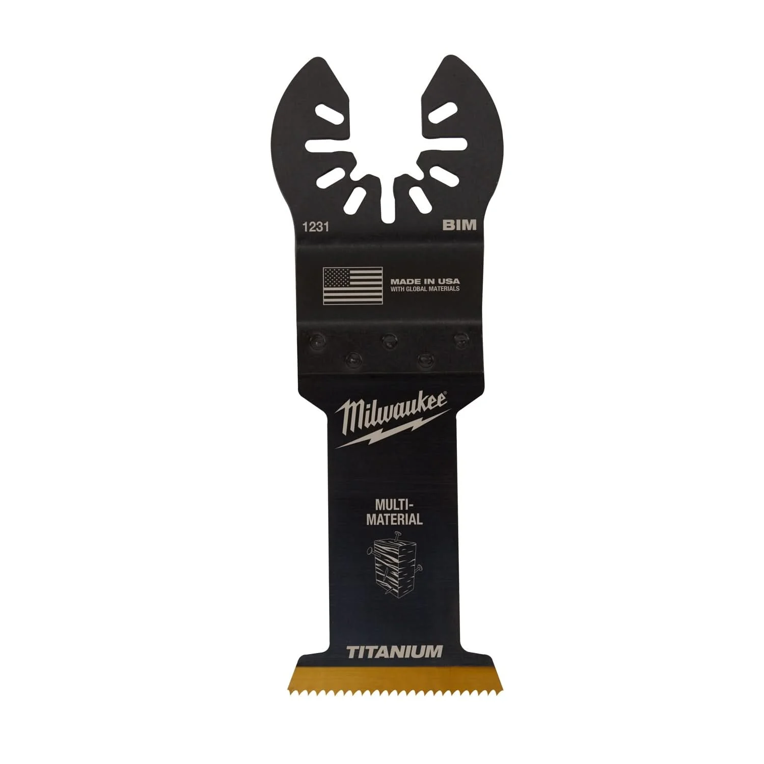 Milwaukee 49-25-1239 Open-Lok 1-3/8-Inch Titanium Enhanced Bi-Metal Multi-Material Blades, 10-Pack