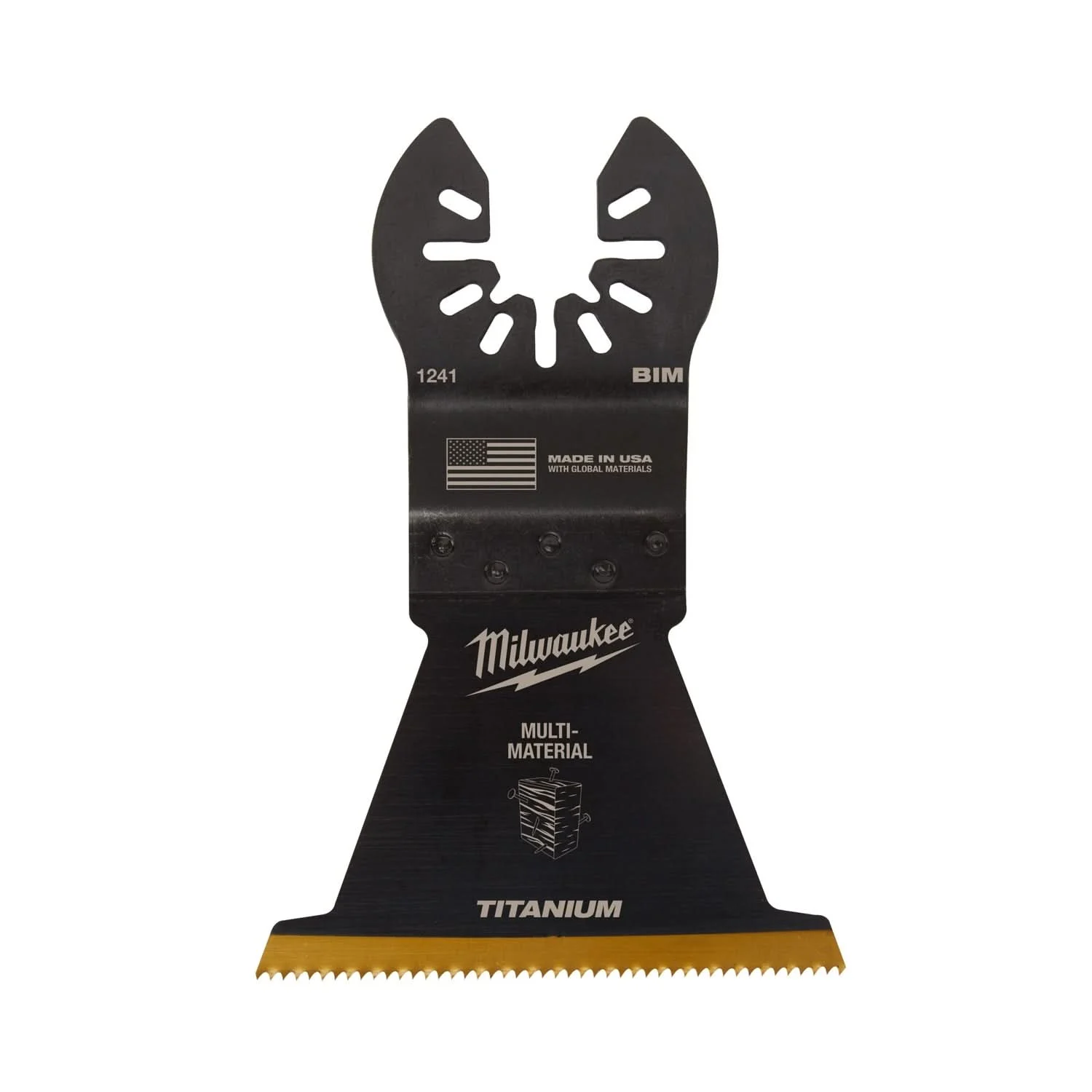 Milwaukee 49-25-1241 Open-Lok 2-1/2-Inch Titanium Enhanced Bi-Metal Multi-Material Blade, 1-Pack