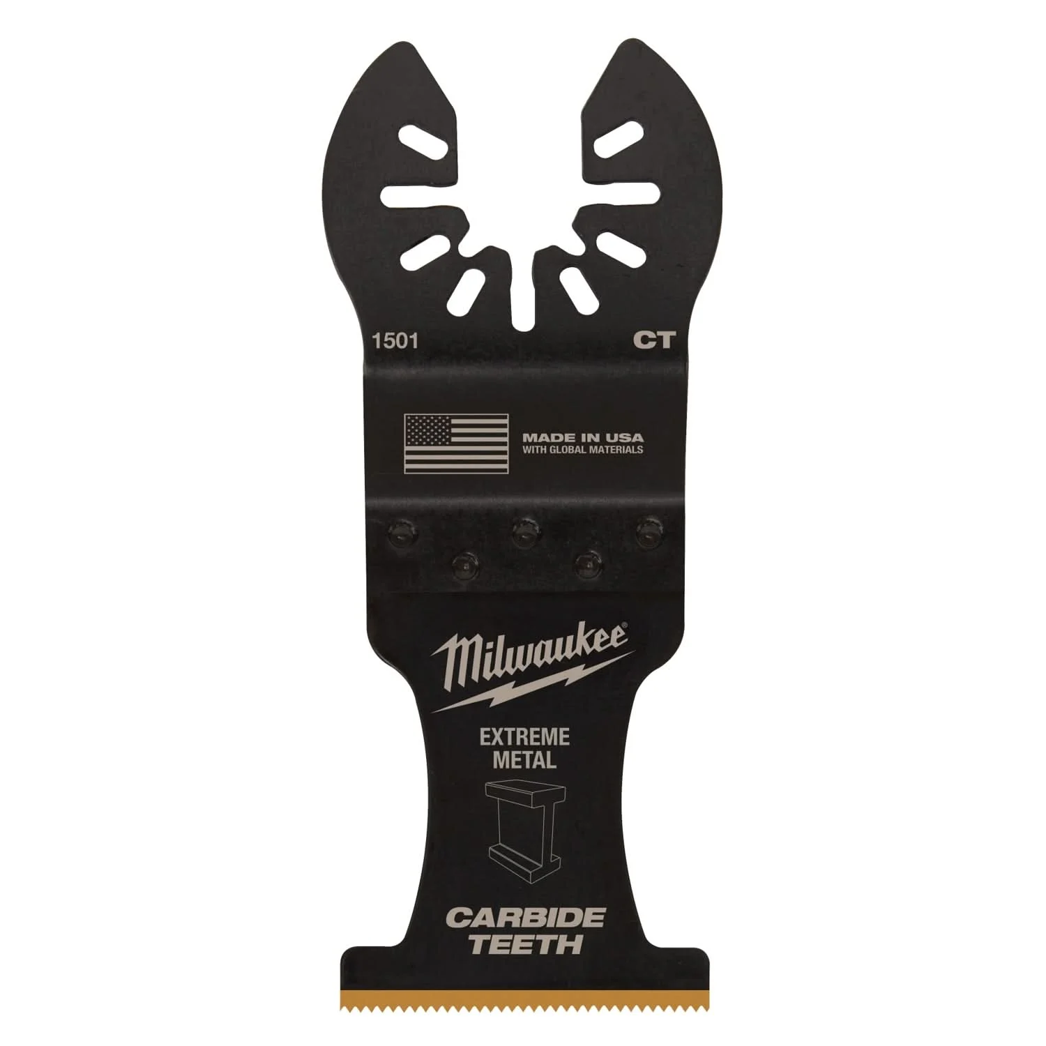 Milwaukee 49-25-1501 Open-Lok 1-3/8-Inch Titanium Enhanced Carbide Teeth Metal Blade, 1-Pack