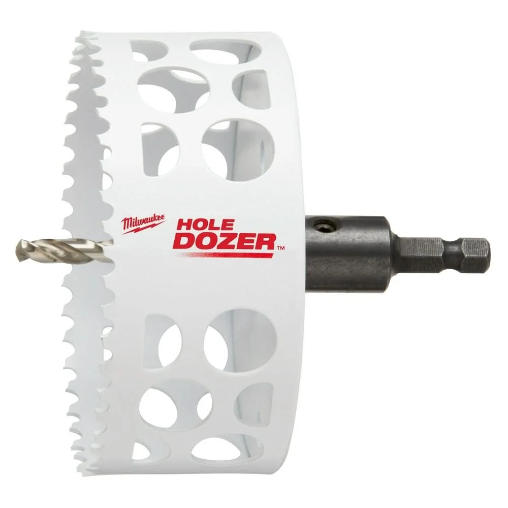 Milwaukee 49-56-9687 4-1/4-Inch Hole Dozer Bi-Metal Hole Saw with Arbor