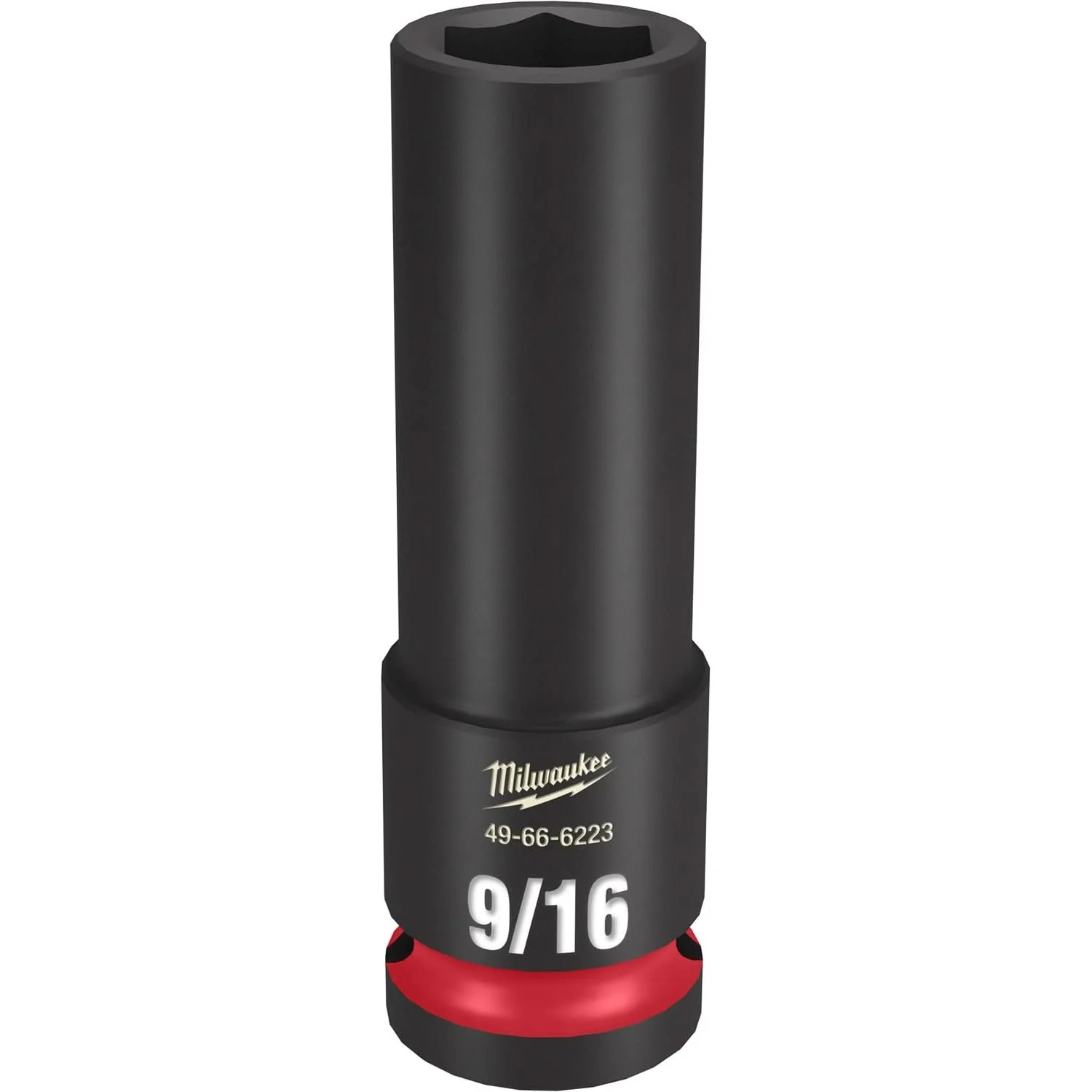 Milwaukee 49-66-6223 SHOCKWAVE Impact Duty 1/2-Inch Drive 9/16-Inch Deep 6 Point Socket
