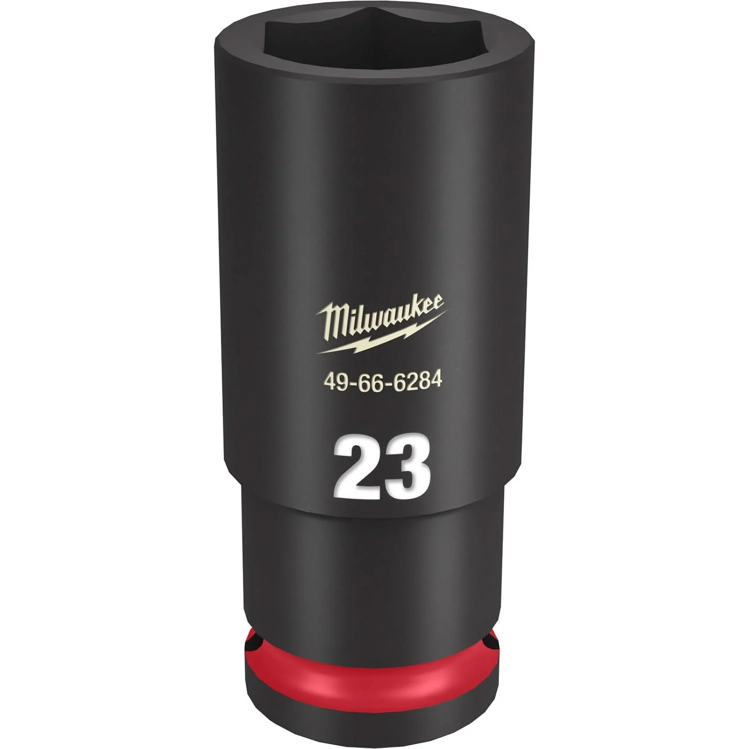 Milwaukee 49-66-6284 SHOCKWAVE Impact Duty 1/2-Inch Drive 23MM Deep 6 Point Socket