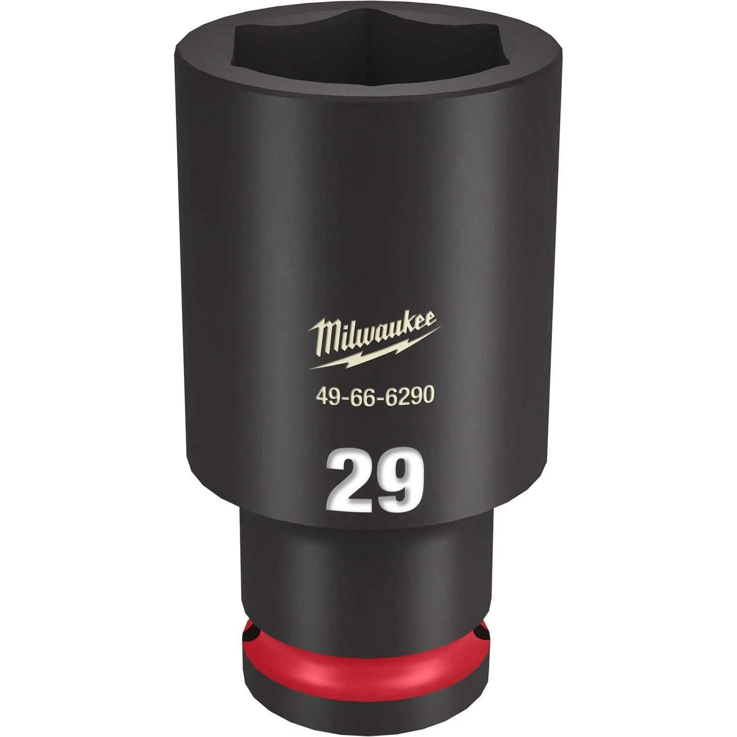 Milwaukee 49-66-6290 SHOCKWAVE Impact Duty 1/2-Inch Drive 29MM Deep 6 Point Socket