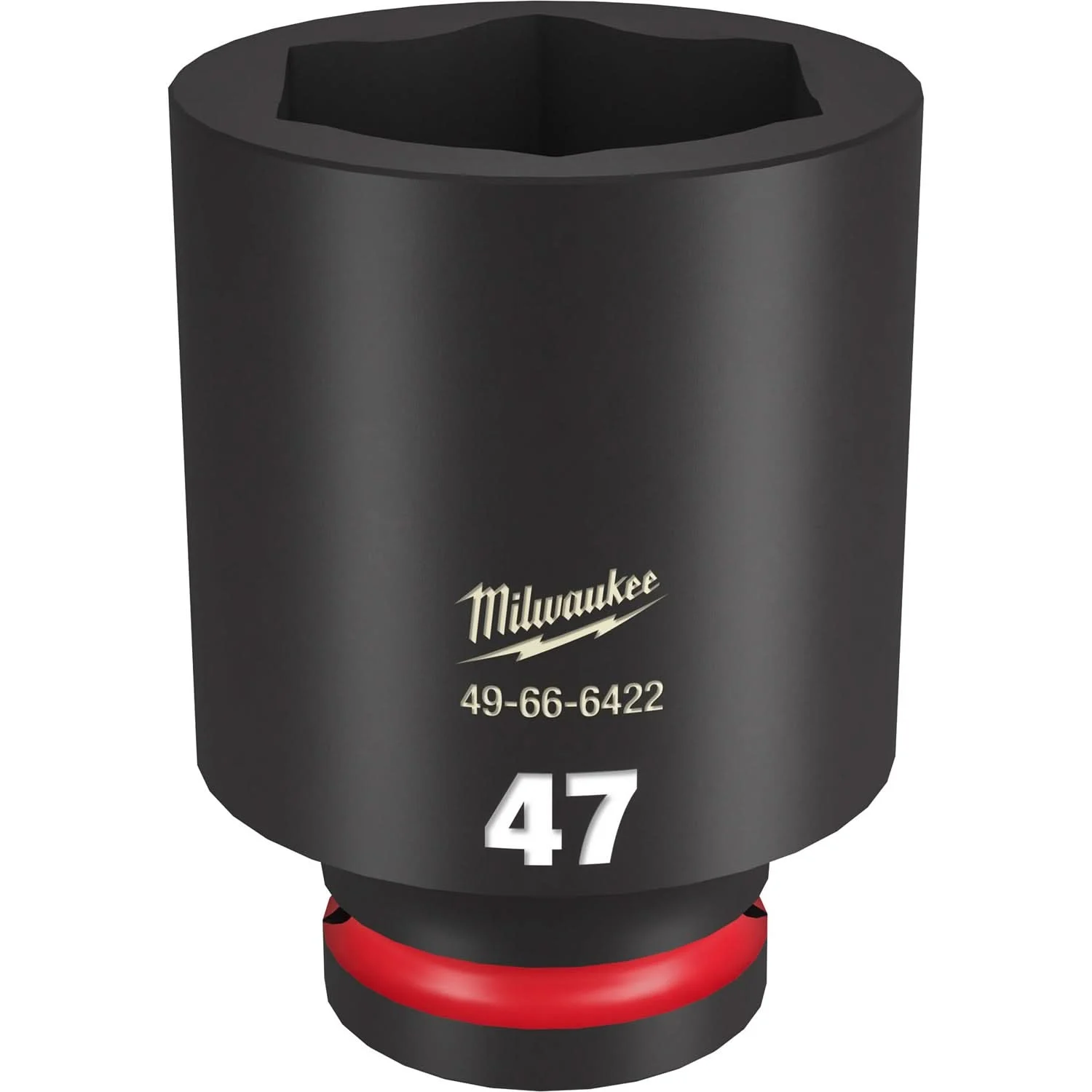 Milwaukee 49-66-6422 SHOCKWAVE Impact Duty 3/4-Inch Drive 47MM Deep 6 Point Socket