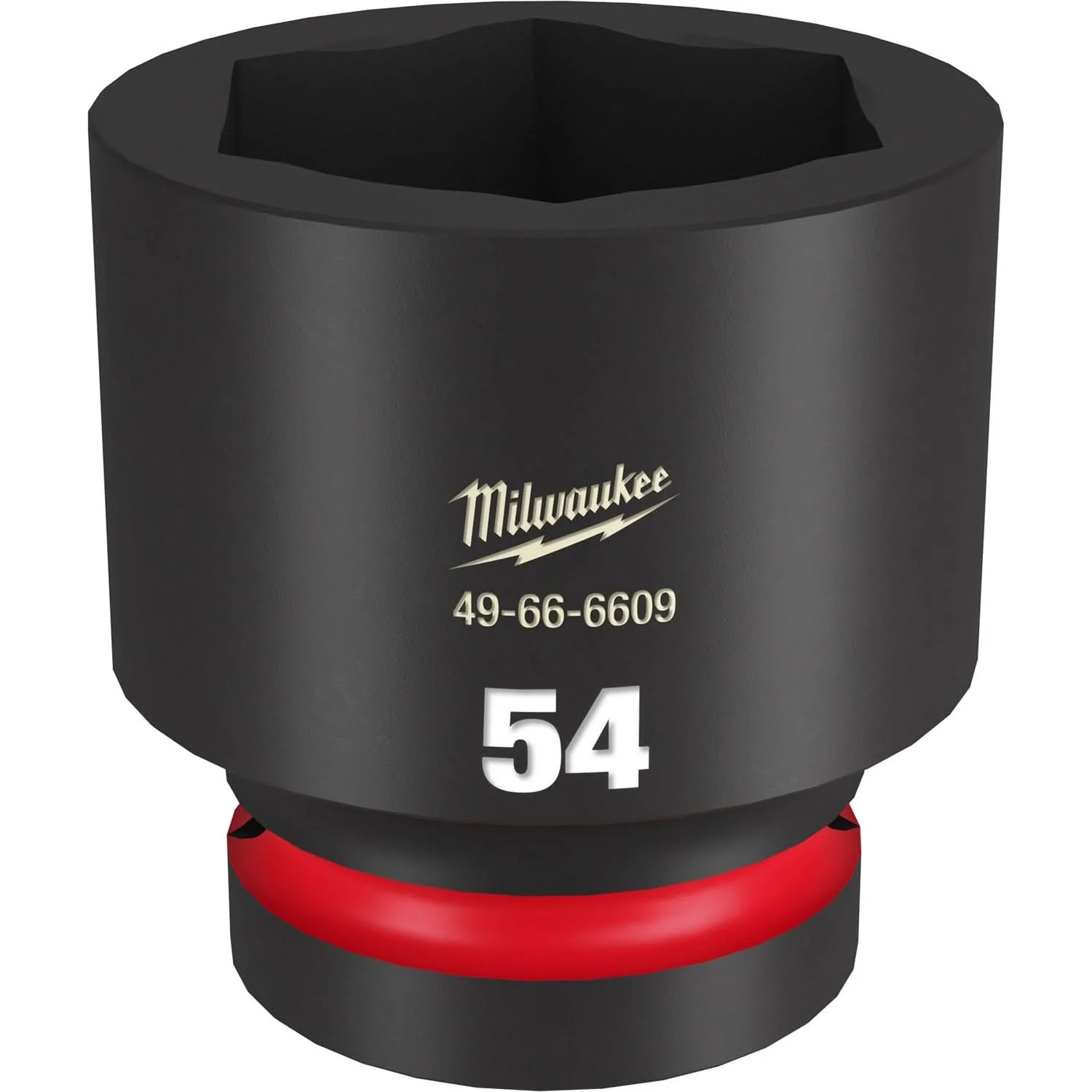 Milwaukee 49-66-6609 SHOCKWAVE Impact Duty 1-Inch Drive 54MM Standard 6 Point Socket