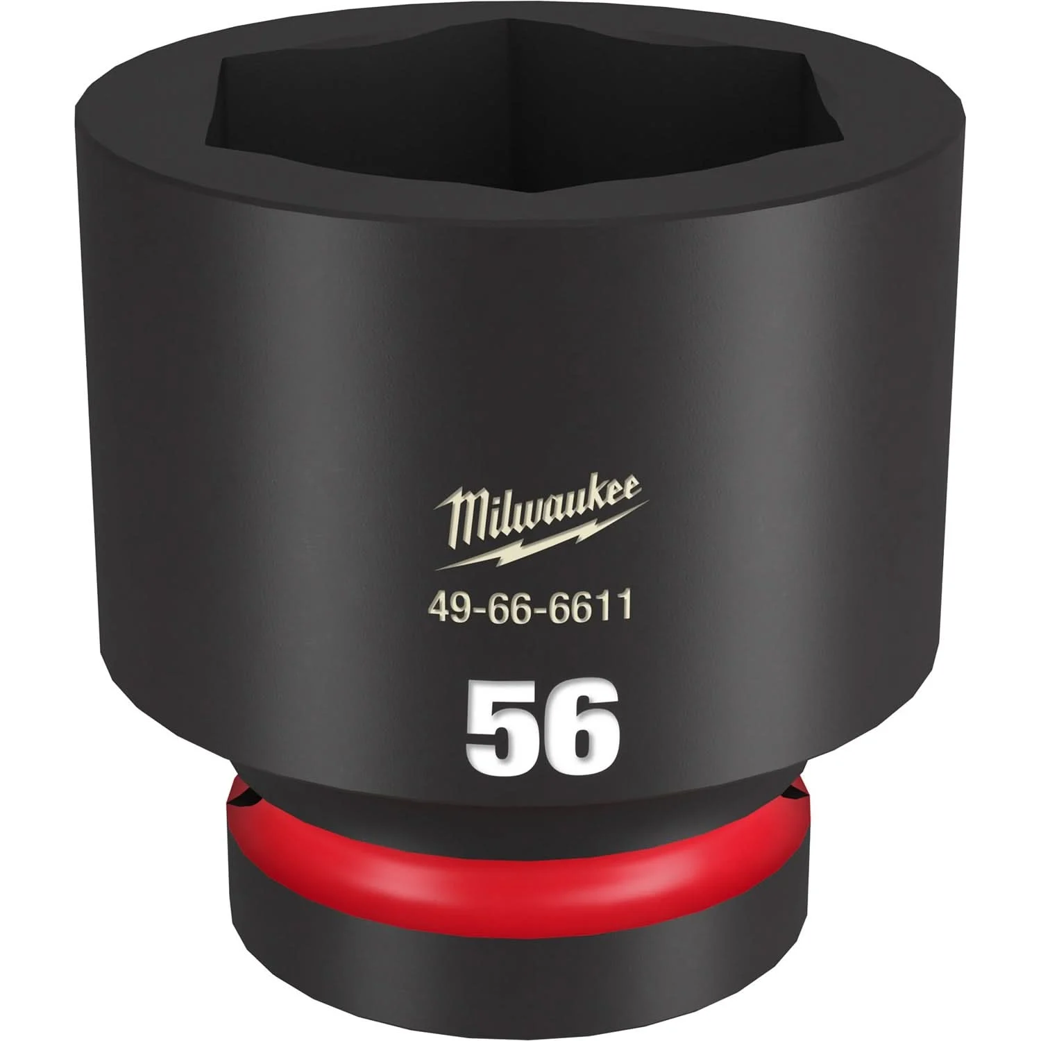 Milwaukee 49-66-6611 SHOCKWAVE Impact Duty 1-Inch Drive 56MM Standard 6 Point Socket