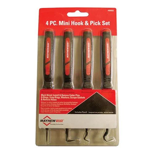Mini Hook and Pick Set, 4 Pc.