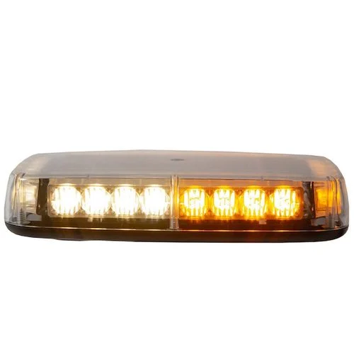 Mini Light Bar 11" x 6.5" x 2.75" Amber/Clear