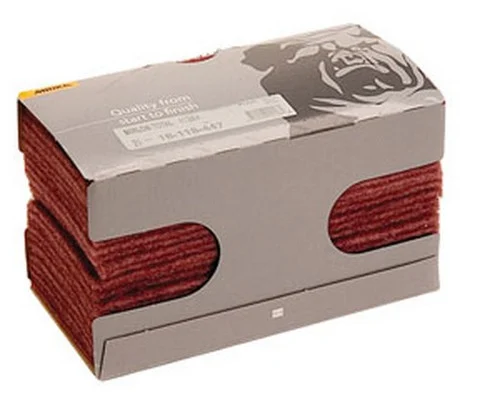 Mirka Abrasives 18-118-447 Mirlon Total 4.5" X 9" Scuff Pads, Very Fine (360 Grit)