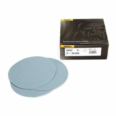 Mirka Abrasives 22-622-1000 6" Basecut Grip Disc P1000