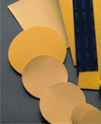 Mirka Abrasives 23-342-240 23 Series Gold 6" PSA Linkrol Disc, 240-Grit, C-Weight Backing