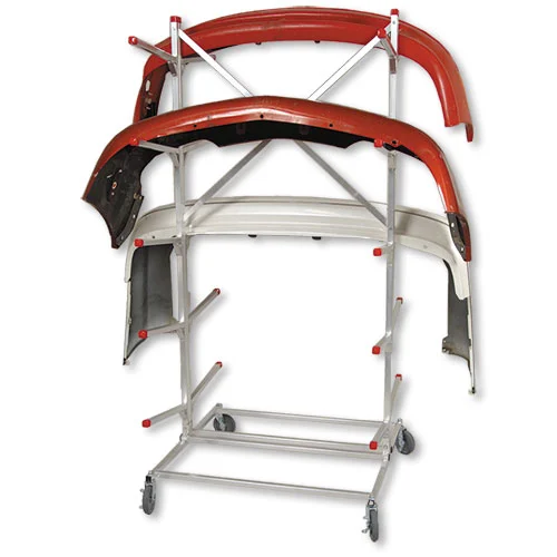 Mobile Double Bumper Rack