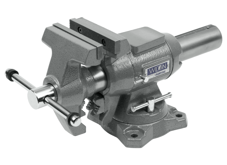 Multi-Purpose Bench Vise, 6-1/2" Jaw Width", 360° Rotating Head & Base