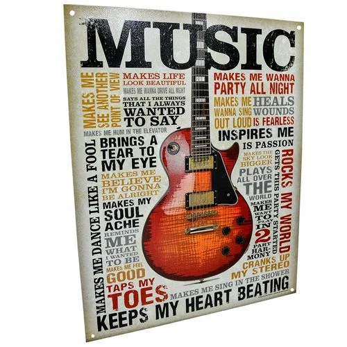 Music Inspires Me Sign
