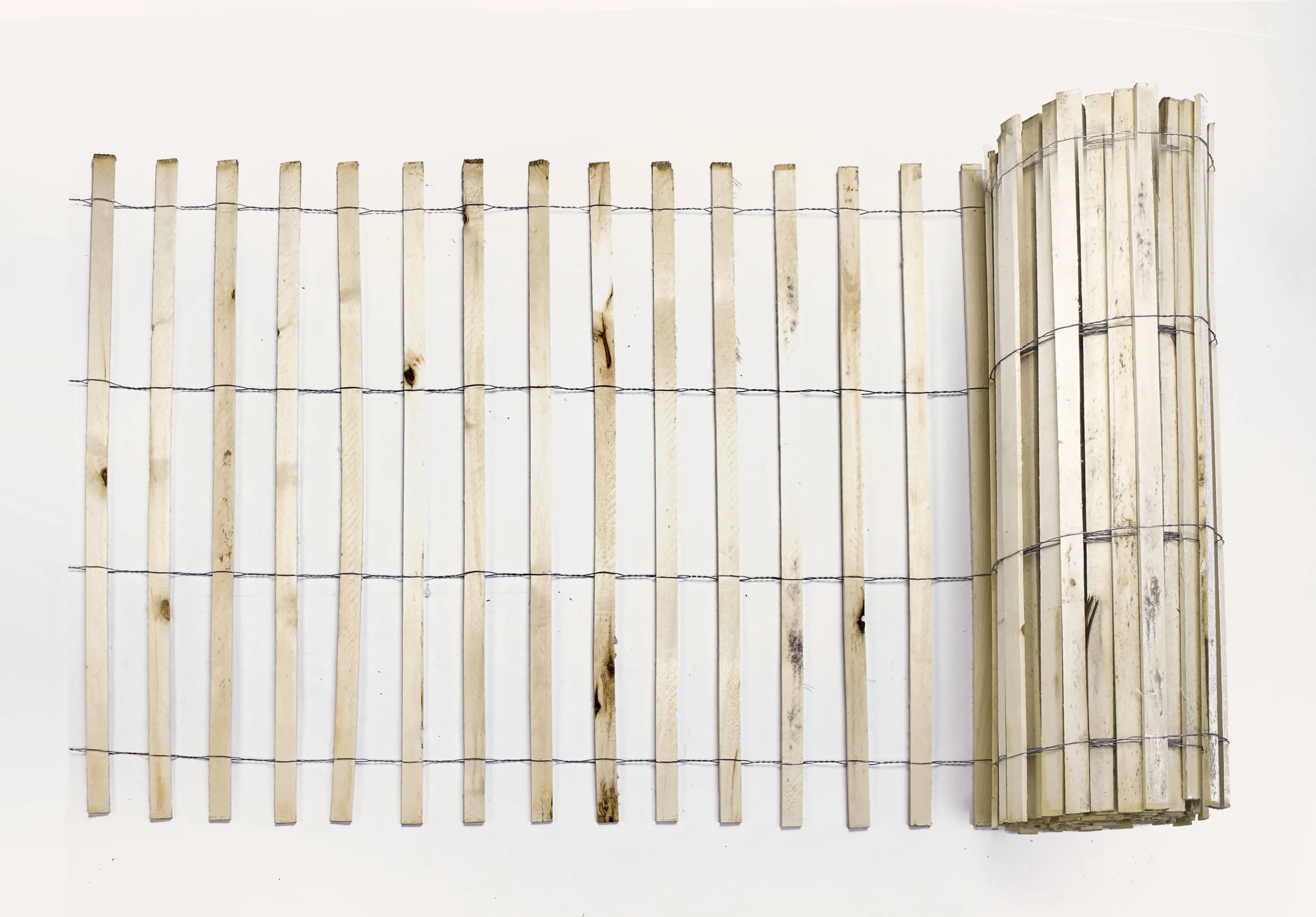 Natural Wood Snow/Sand Fence - 9 Rolls of 4' X 50'