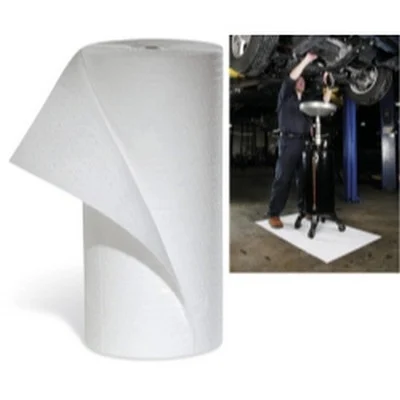 New Pig PIG Absorbent Pads Medium 30" x 150' 180-Pack Roll Oil-Absorbing (26400)