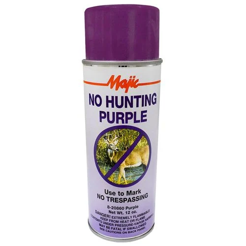 No Hunt Purple Paint, 12 Ounce Aerosol