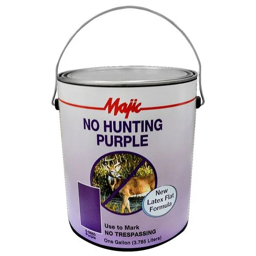No Hunting Purple Paint, 1 Gallon