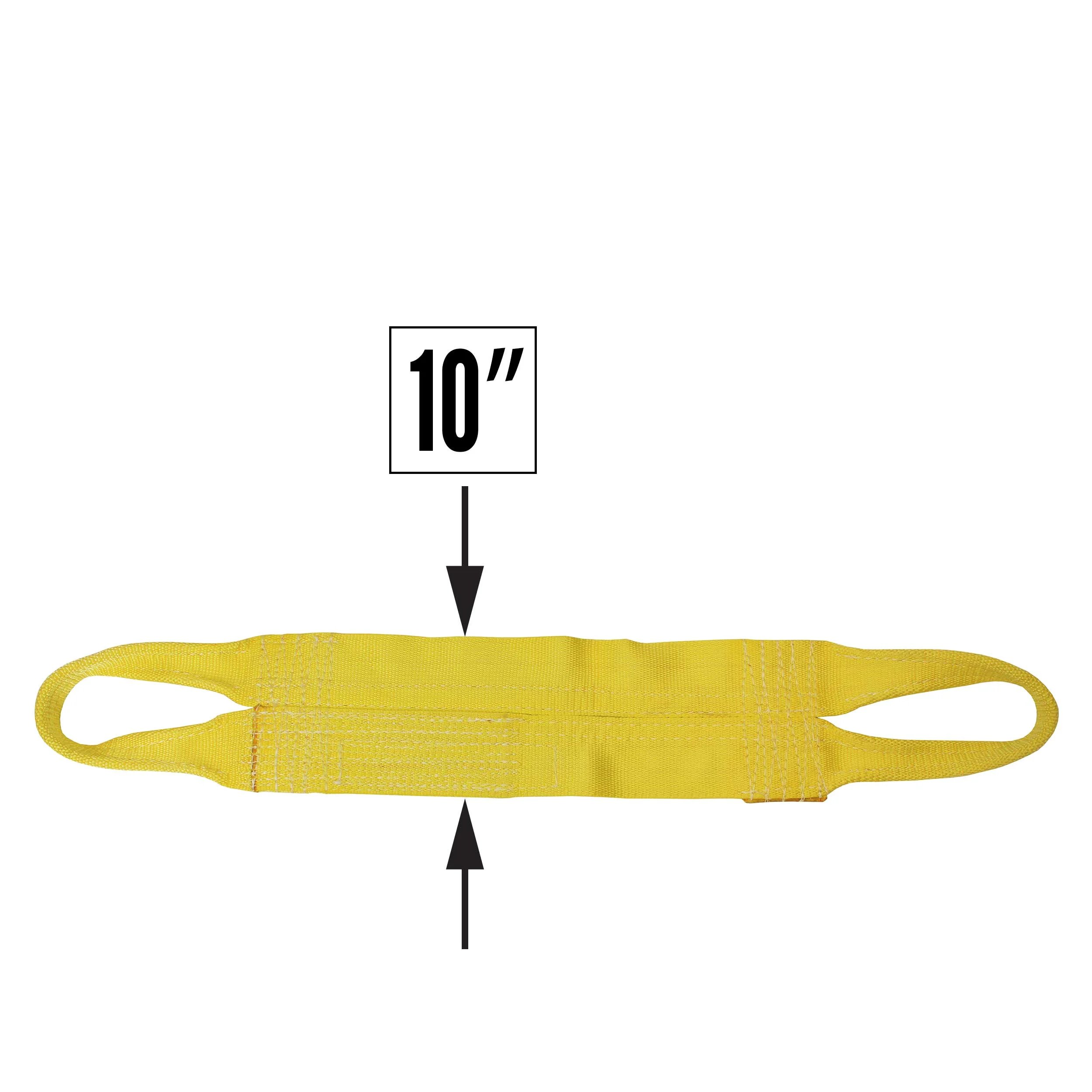 Nylon Lifting Sling - Continuous Eye Wide - 10" x10' - 1-ply