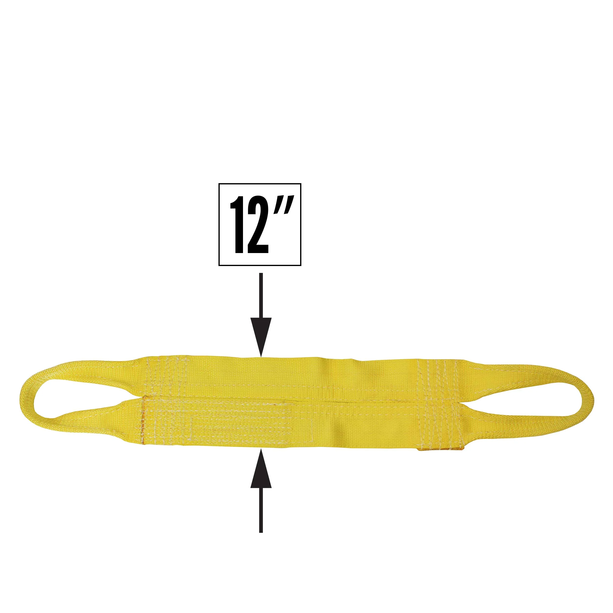 Nylon Lifting Sling - Continuous Eye Wide - 12" x12' - 1-ply