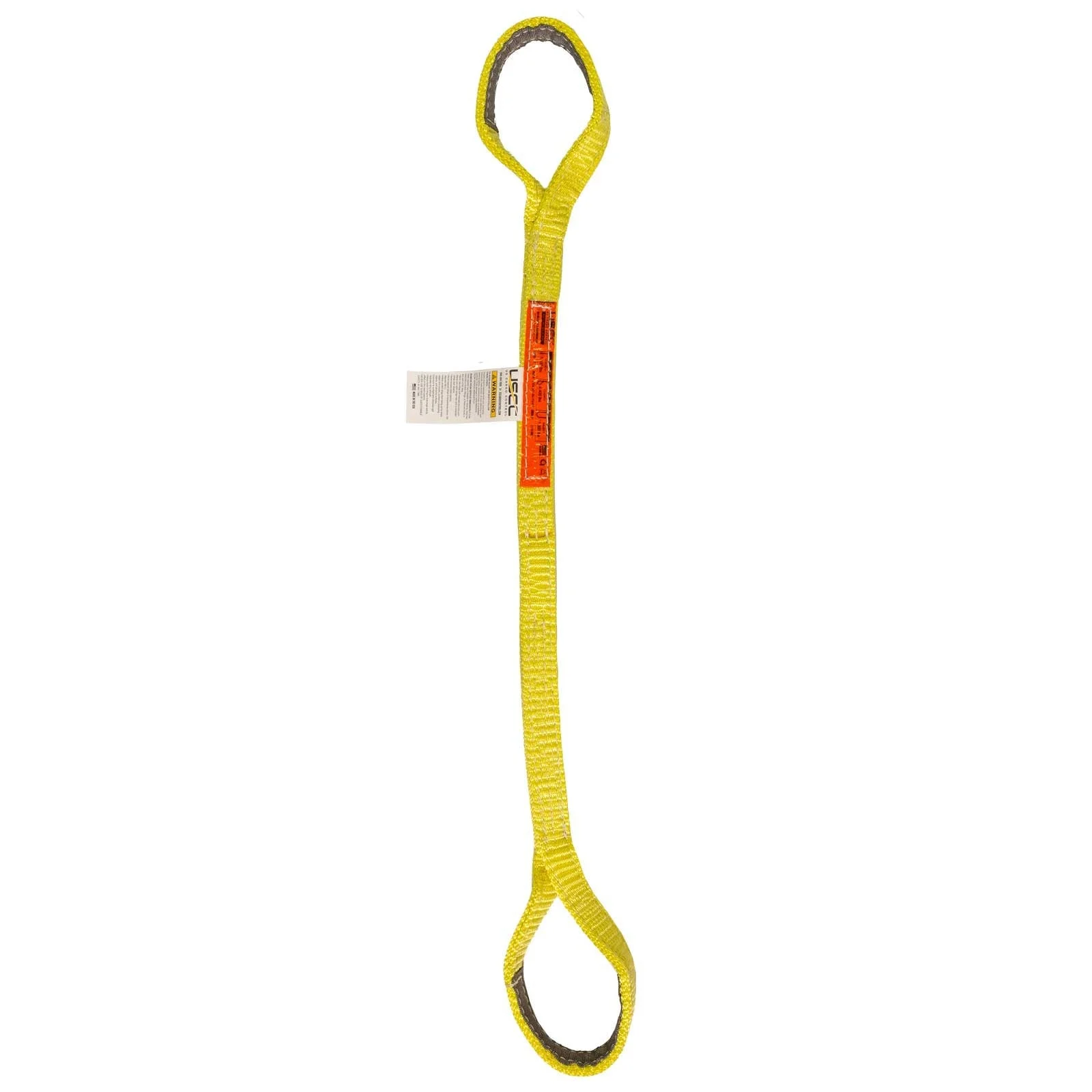 Nylon Lifting Sling - Straight Eye & Eye | Reinforced Eyes - 1" x3' - 4-ply