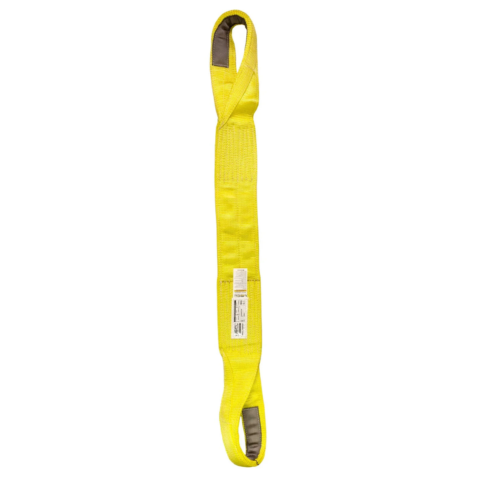 Nylon Lifting Sling - Straight Eye & Eye | Reinforced Eyes - 8" x14' - 3-ply