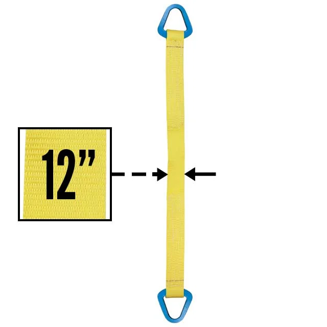 Nylon Lifting Sling - Triangle - 12" x20' - 1-ply