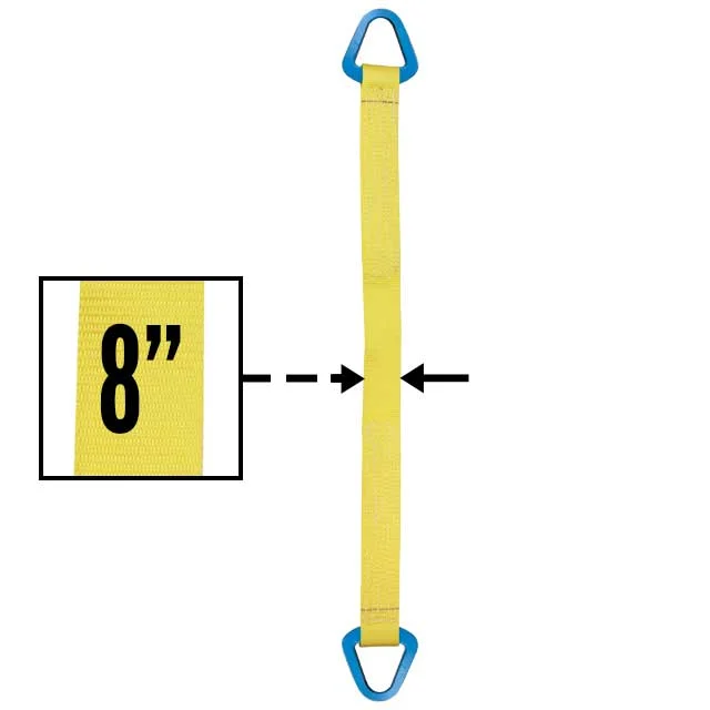 Nylon Lifting Sling - Triangle - 8" x12' - 1-ply