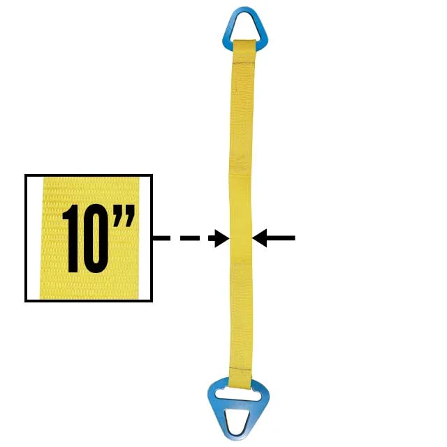 Nylon Lifting Sling - Triangle Choker - 10" x10' - 1-ply