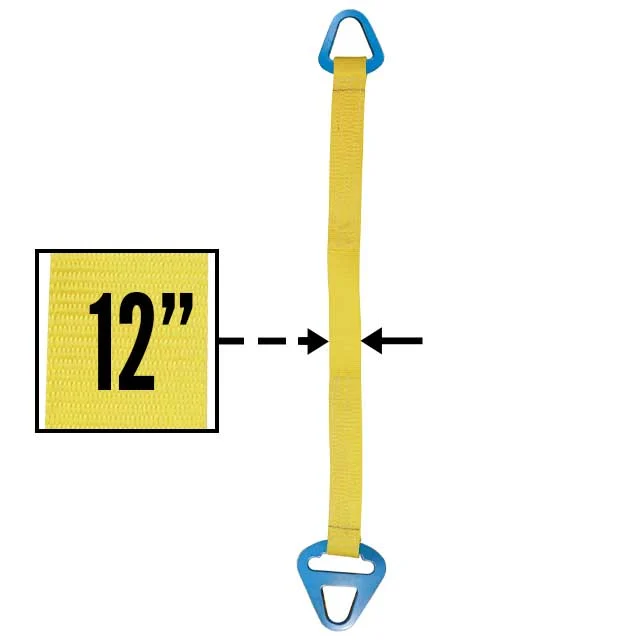 Nylon Lifting Sling - Triangle Choker - 12" x8' - 1-ply