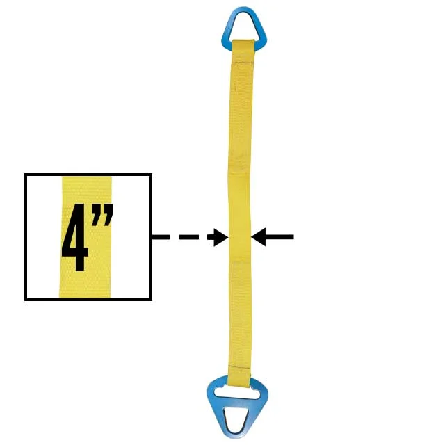Nylon Lifting Sling - Triangle Choker - 4" x8' - 1-ply