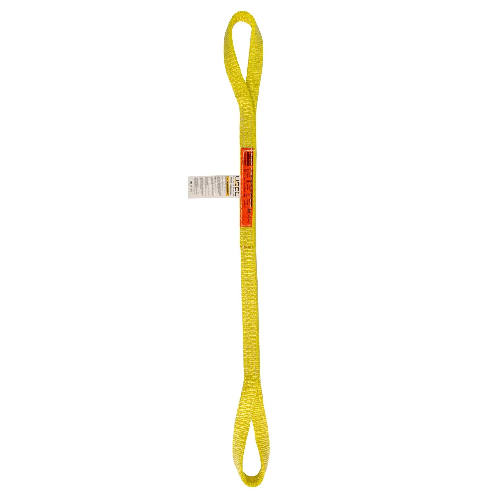 Nylon Lifting Sling - Twisted Eye & Eye - 2" x18' - 4-ply