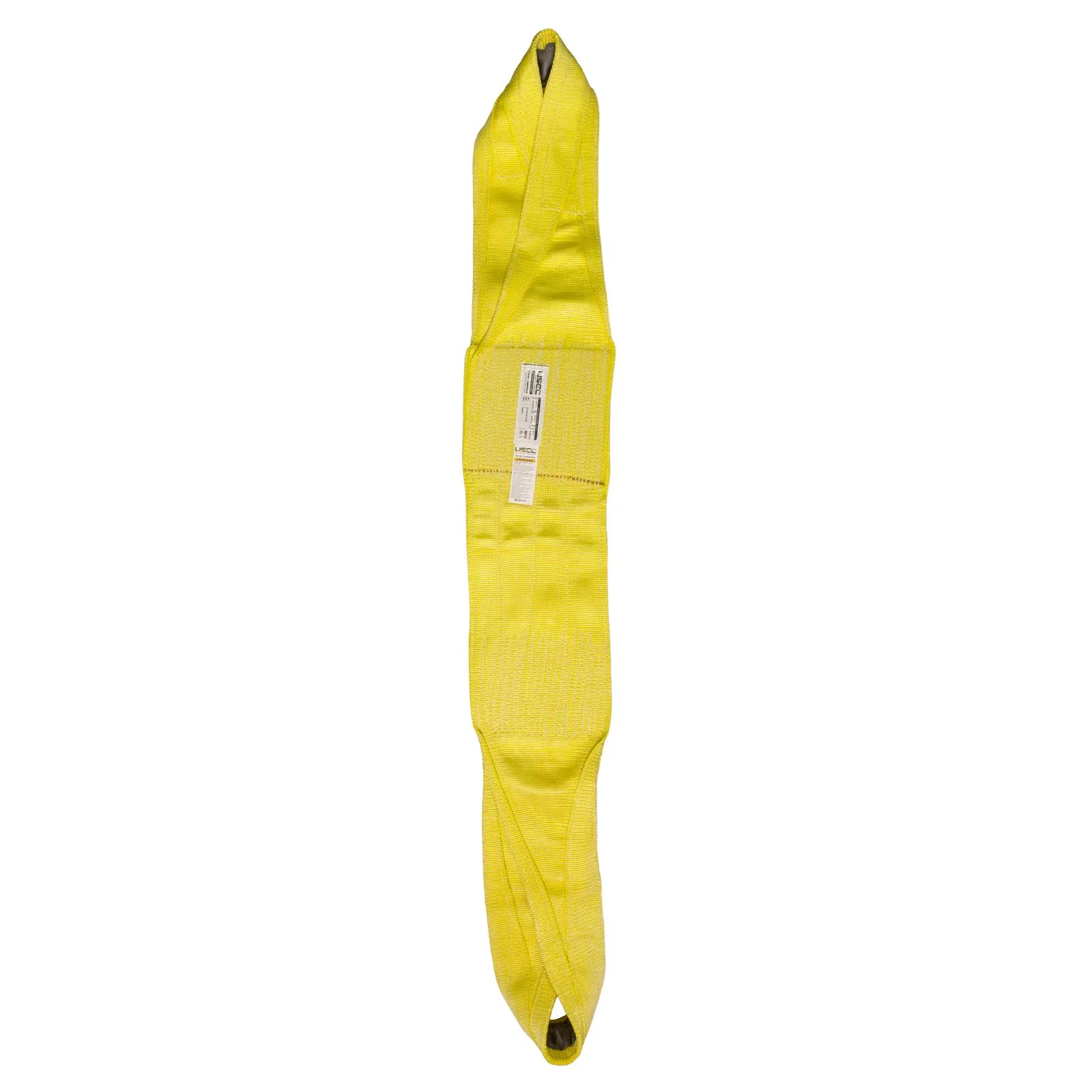 Nylon Lifting Sling - Twisted Eye & Eye | Reinforced Eyes - 12" x24' - 4-ply