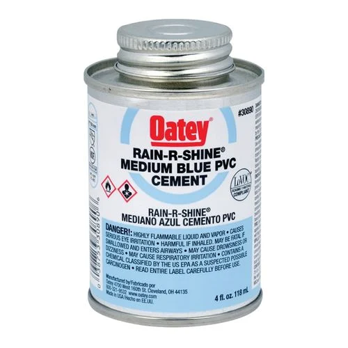 Oatey Rain-R-Shine PVC Cement 4 OZ.