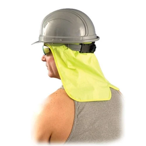 OccuNomix High-Visibility Yellow Hard Hat Neck Shade