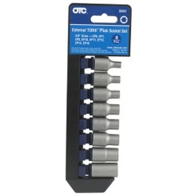 OTC 8-Piece External Torx Plus Socket Set (5931)